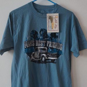 Cabo Joe Man's Best Friends Blue T-Shirt M
